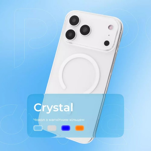 Фото - Чохол для смартфону Proove Crystal Case with Magnetic Ring iPhone 14 Pro brilliance (PCCCIP14P059)